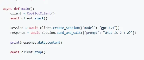 Get started with GitHub Copilot SDK